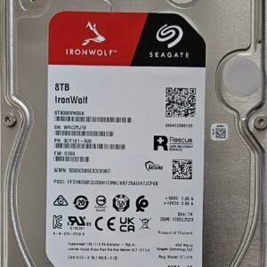 Open Box - Seagate IronWolf 8TB NAS Hard Drive 7200 RPM 256MB Cache SATA 6.0Gb/s CMR 3.5 Internal HDD for RAID Network Attached Storage